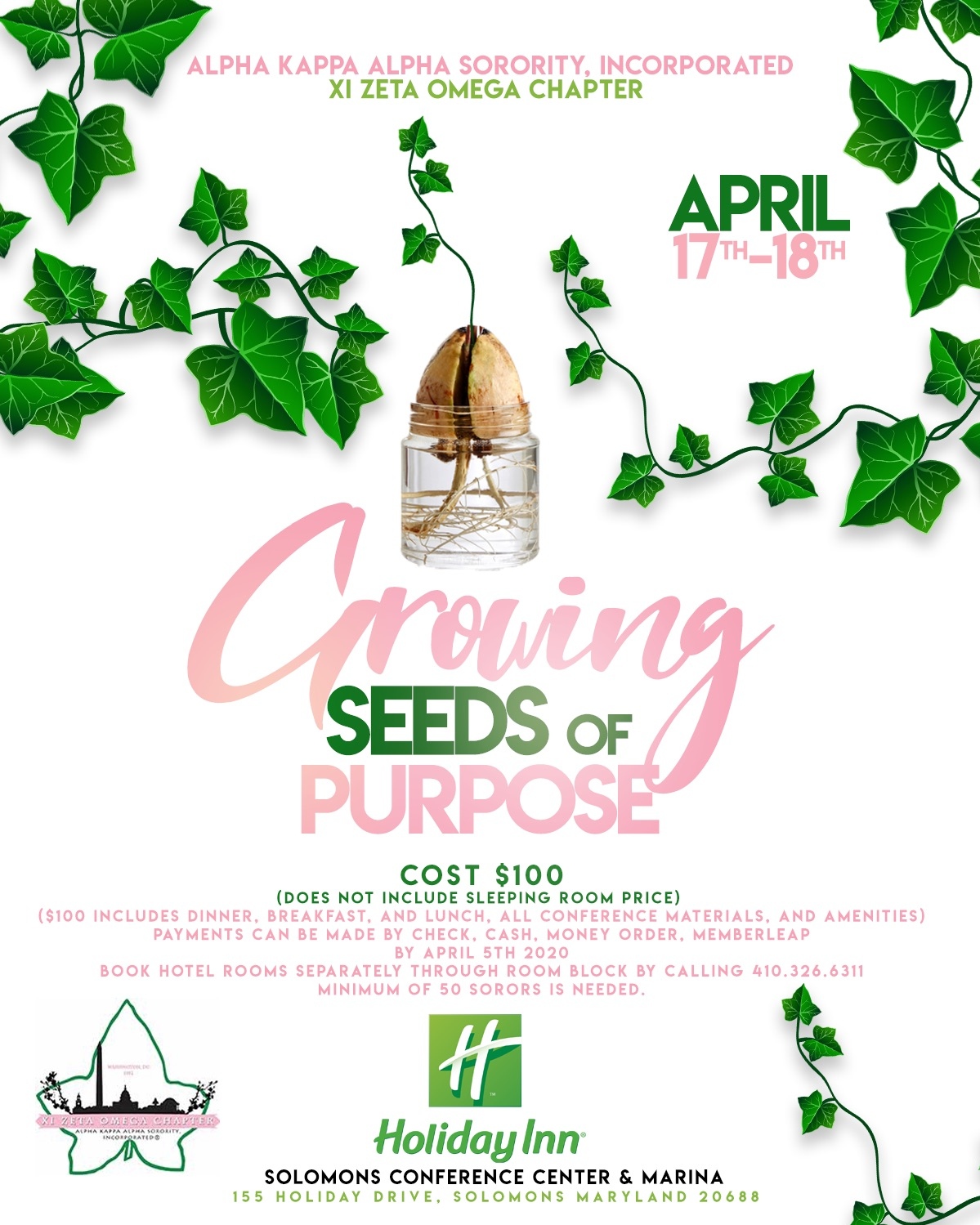 The 2020 Chapter Retreat is an event you do not want to miss. This year's theme is Growing Seeds of Purpose.